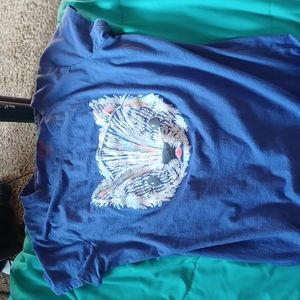 Cat and jack Large 10/12 navy blueish dog shirt